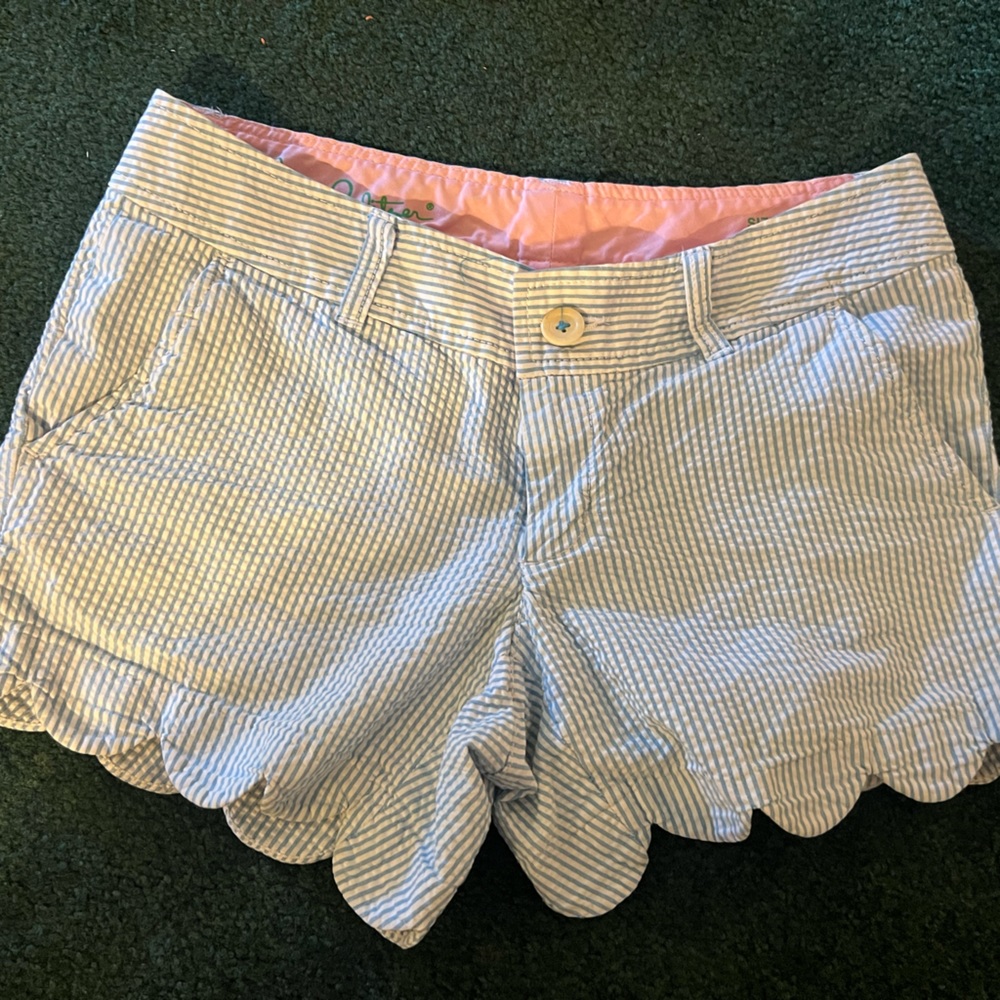 Lilly Pulitzer Seersucker Buttercup Short